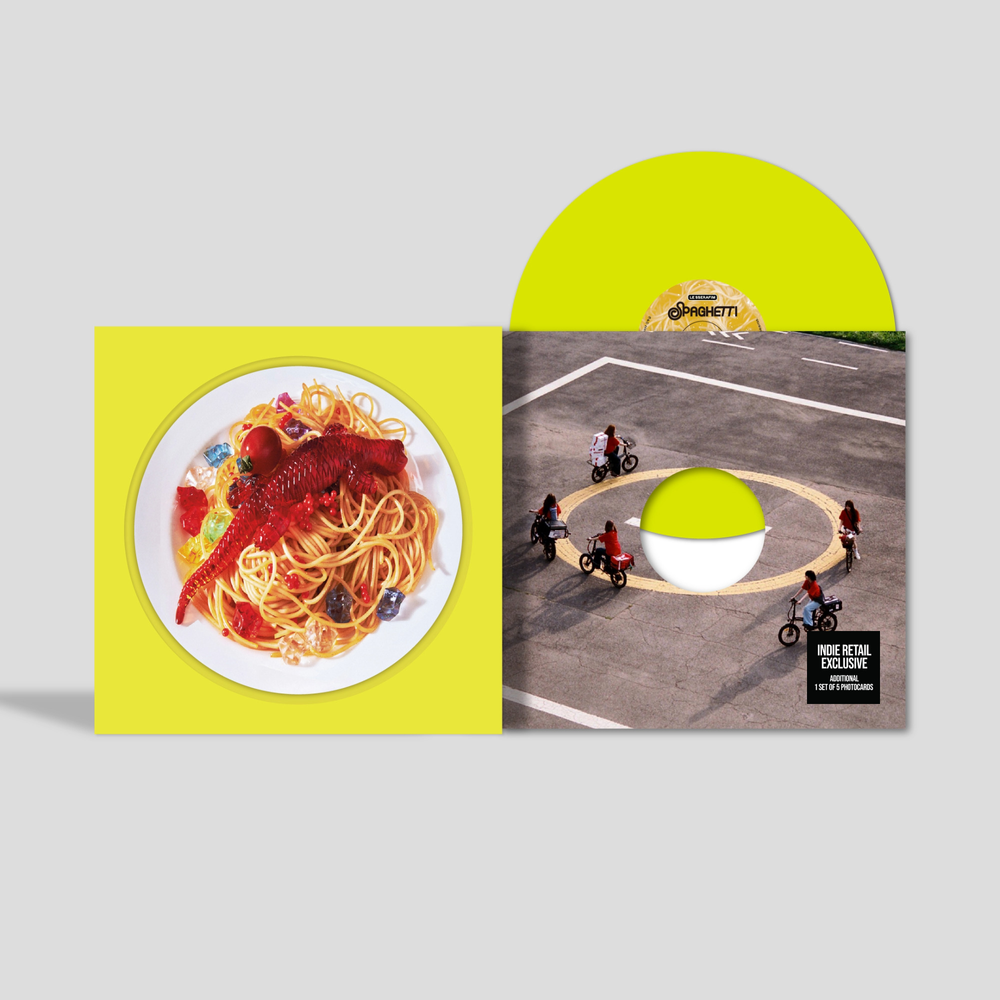 LE SSERAFIM ウンチェ トレカ spaghetti indie US LE SSERAFIM - 1st Single Album 'SPAGHETTI' (Indie Exclusive) [Neon