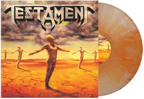 TESTAMENT - PRACTICE WHAT YOU PREACH (ORANGE BONE SWIRL VINYL
