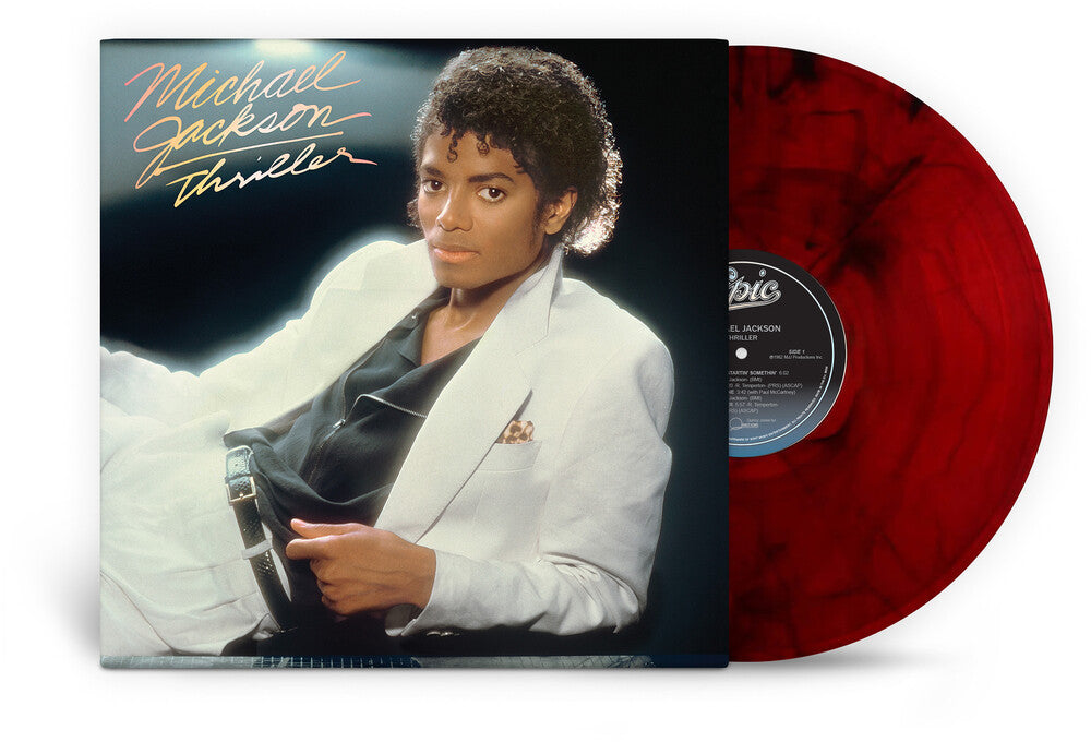 Michael Jackson Thriller レコード　ステッカー付 PREORDER: Michael Jackson - Thriller - 2026 [Red & Black Marble