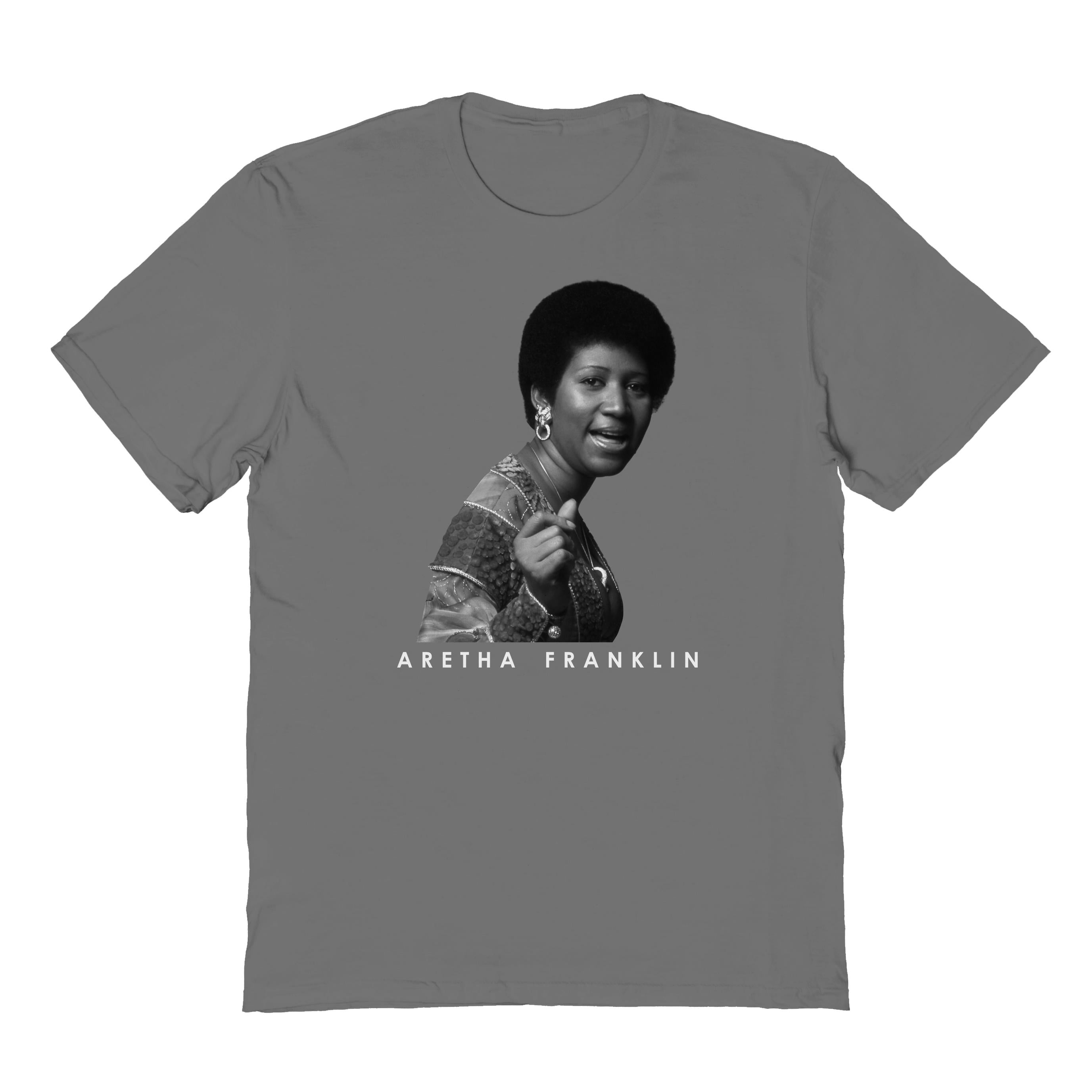 Goodie Two Sleeves Aretha Franklin Portrait T-Shirt – Squatch In 