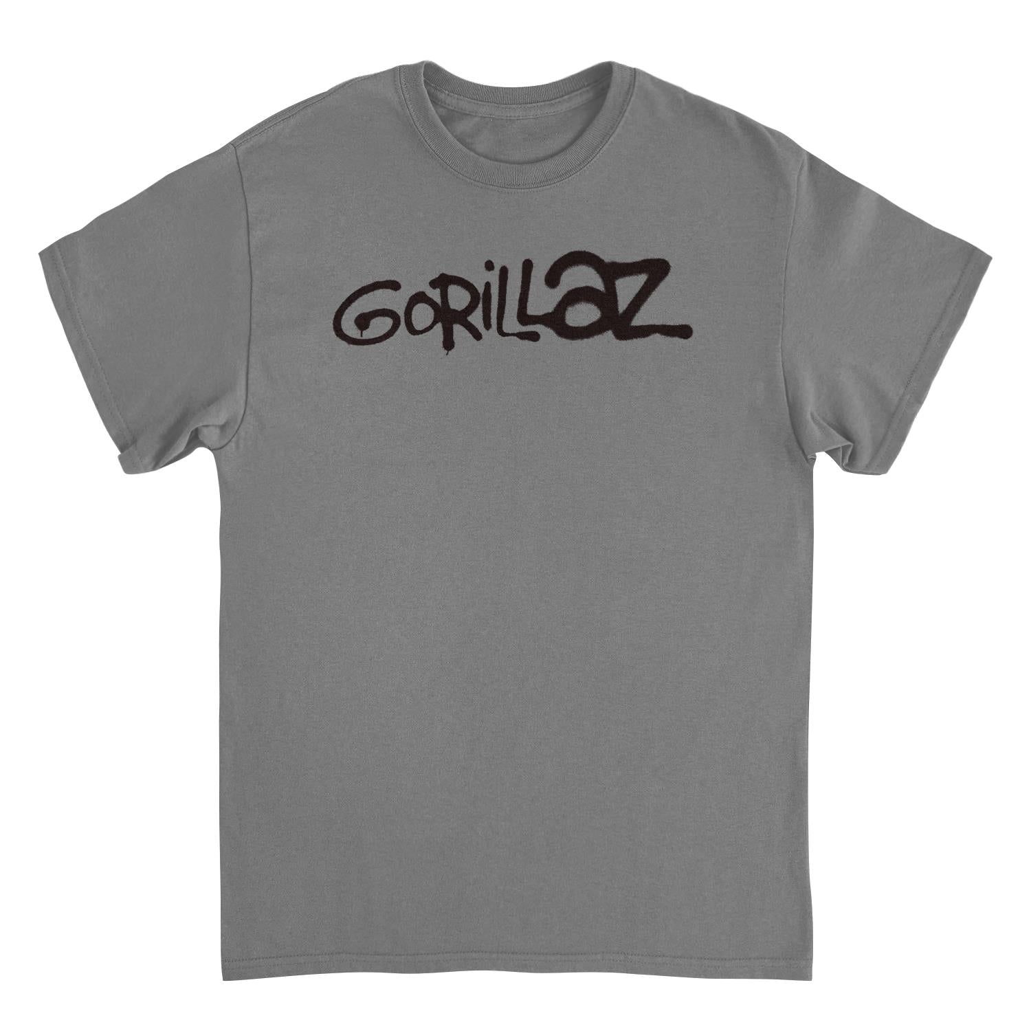 GORILLAZ Logo Graffiti Black T-Shirt – Squatch In The Pit