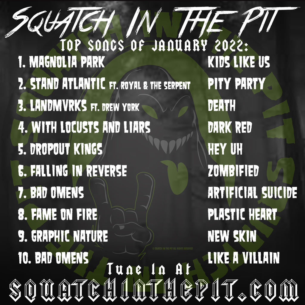 SQUATCH IN THE PIT: Top Songs of January 2022