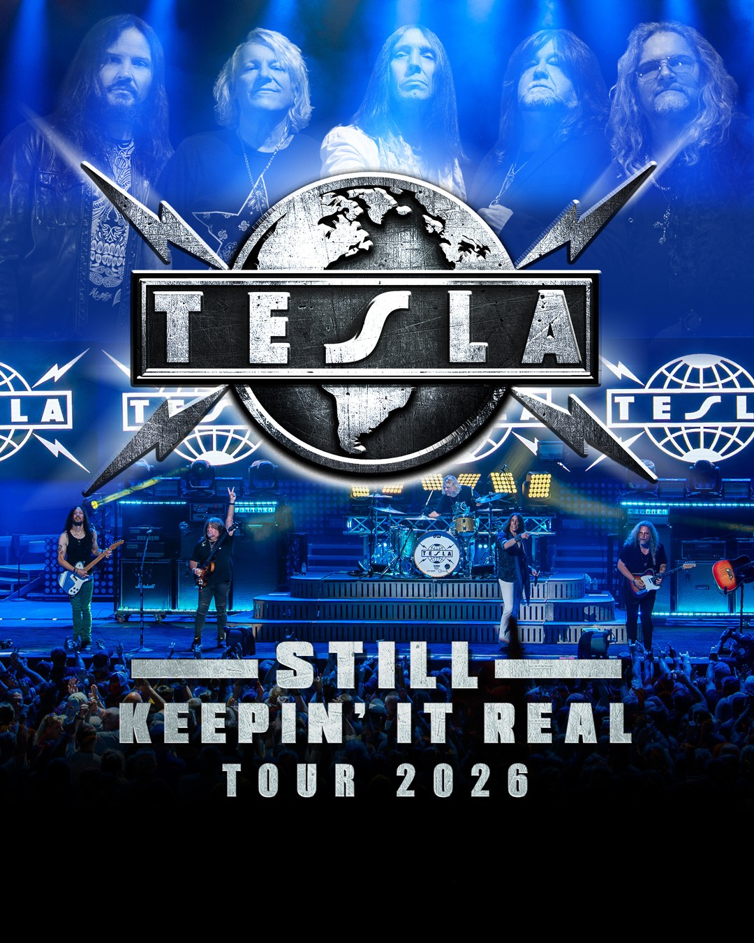 Legendary Rockers Tesla Announce Tour Dates for January 2026!   