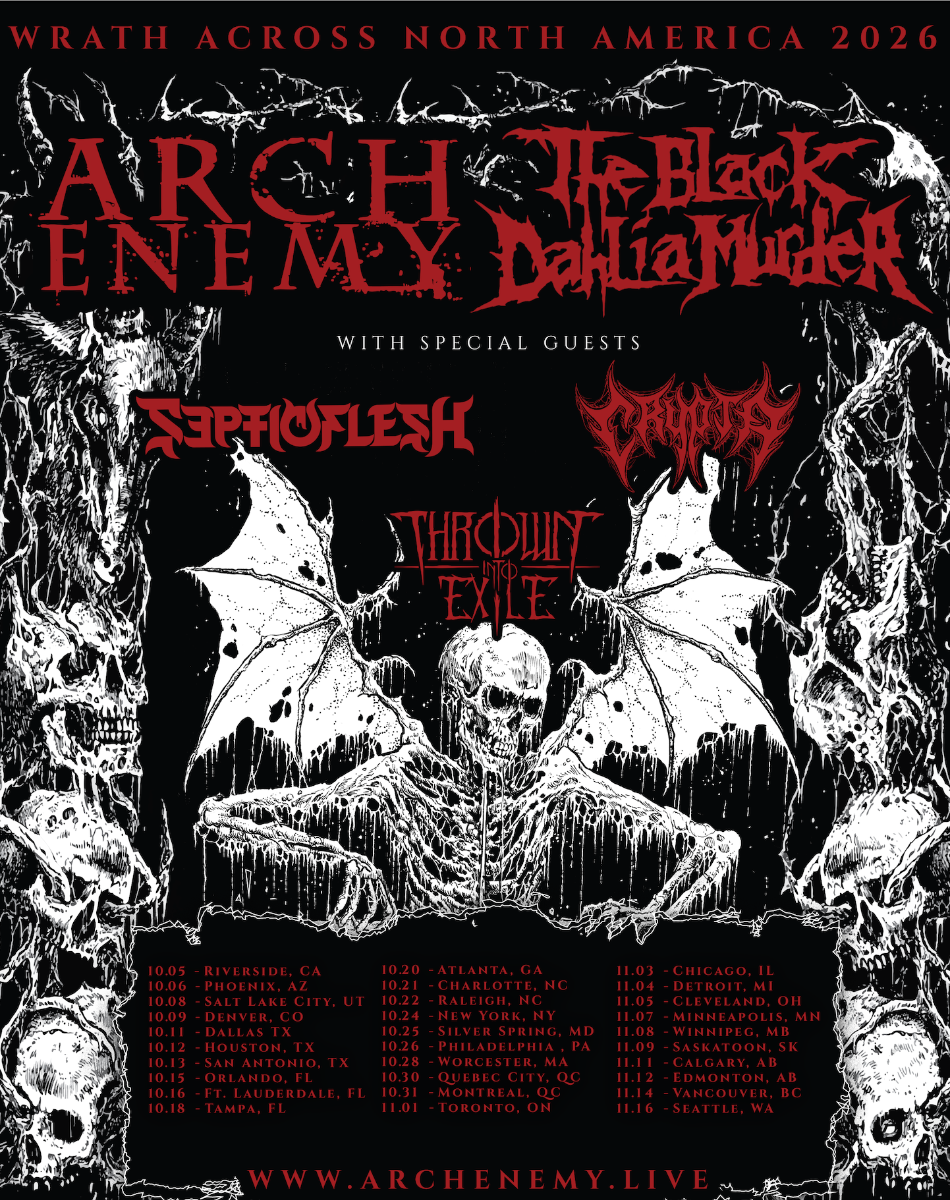 Arch Enemy + The Black Dahlia Murder Engage in Wrath Across America This Fall
