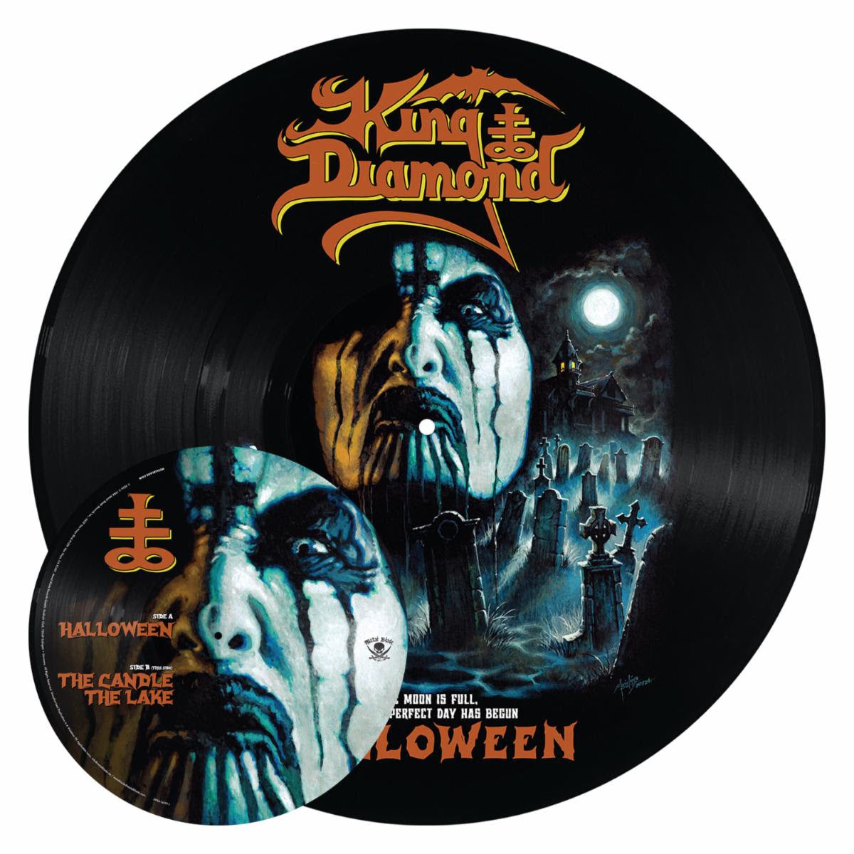 KING DIAMOND: Three-Track Halloween Picture Disc Featuring New Artwork To See Release October 23rd On Metal Blade Records