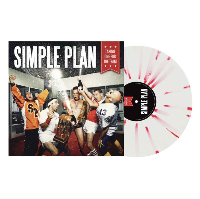 SIMPLE PLAN - TAKE ONE FOR THE TEAM (WHITE W/ RED SPLATTER VINYL)