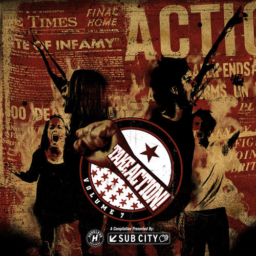 the album cover for Take Action - Take Action 7 / Various