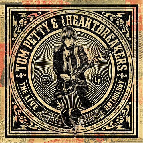 the album cover for Tom Petty & The Heartbreakers - The Live Anthology