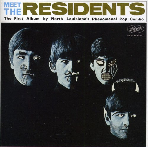 the album cover for The Residents - Meet the Residents