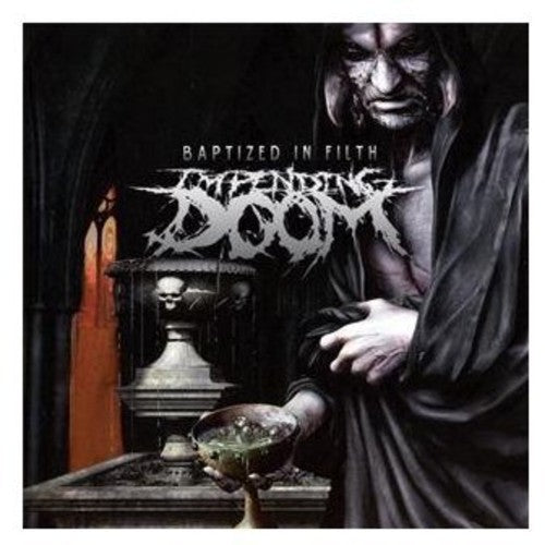 IMPENDING DOOM - BAPTIZED IN FILTH (CLEAR W/ RED, GREEN & BLACK SPLATTER VINYL)