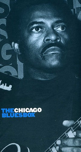 the album cover for Magic Slim & Muddy Waters Jr - The Chicago Blues Box