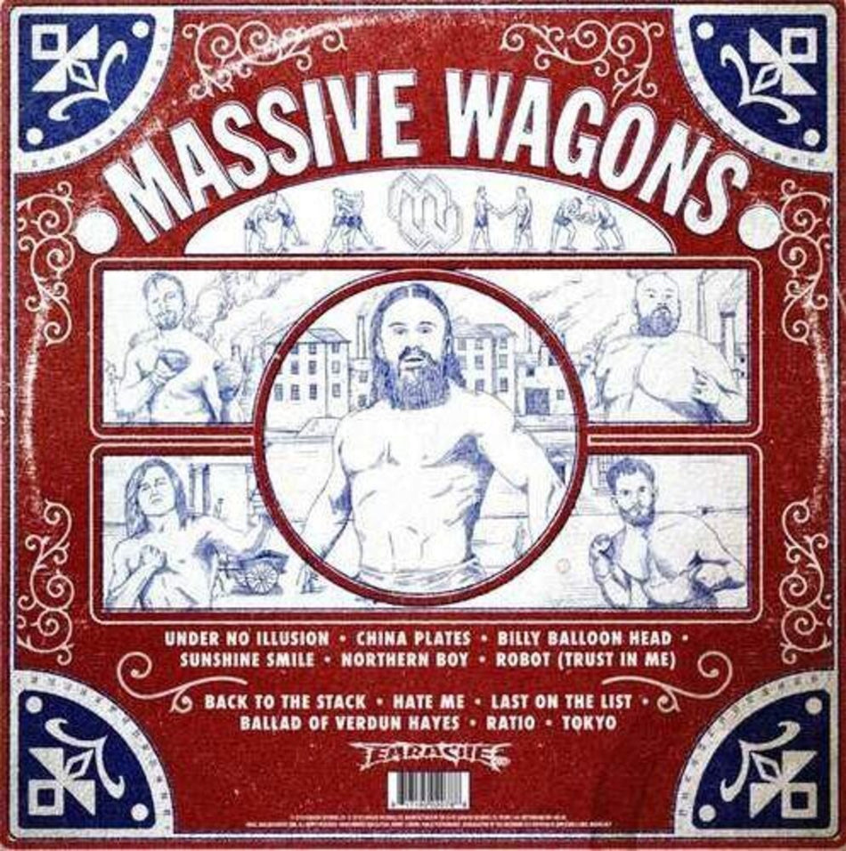 the album cover for Massive Wagons - Full Nelson [LP]