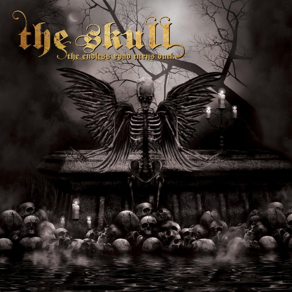 the album cover for Skull - Endless Road Turns Dark