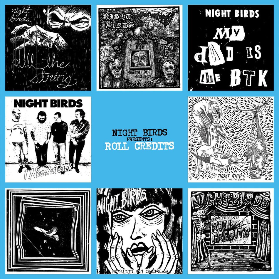 the album cover for Night Birds - Roll Credit