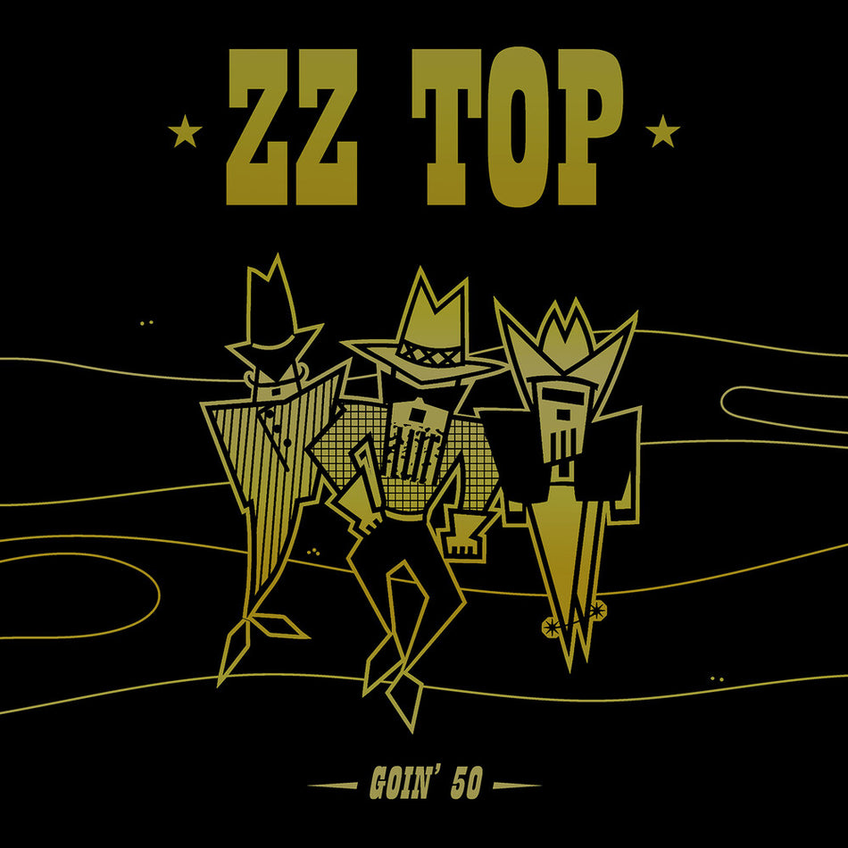 the album cover for ZZ Top - Goin' 50 [3CD]