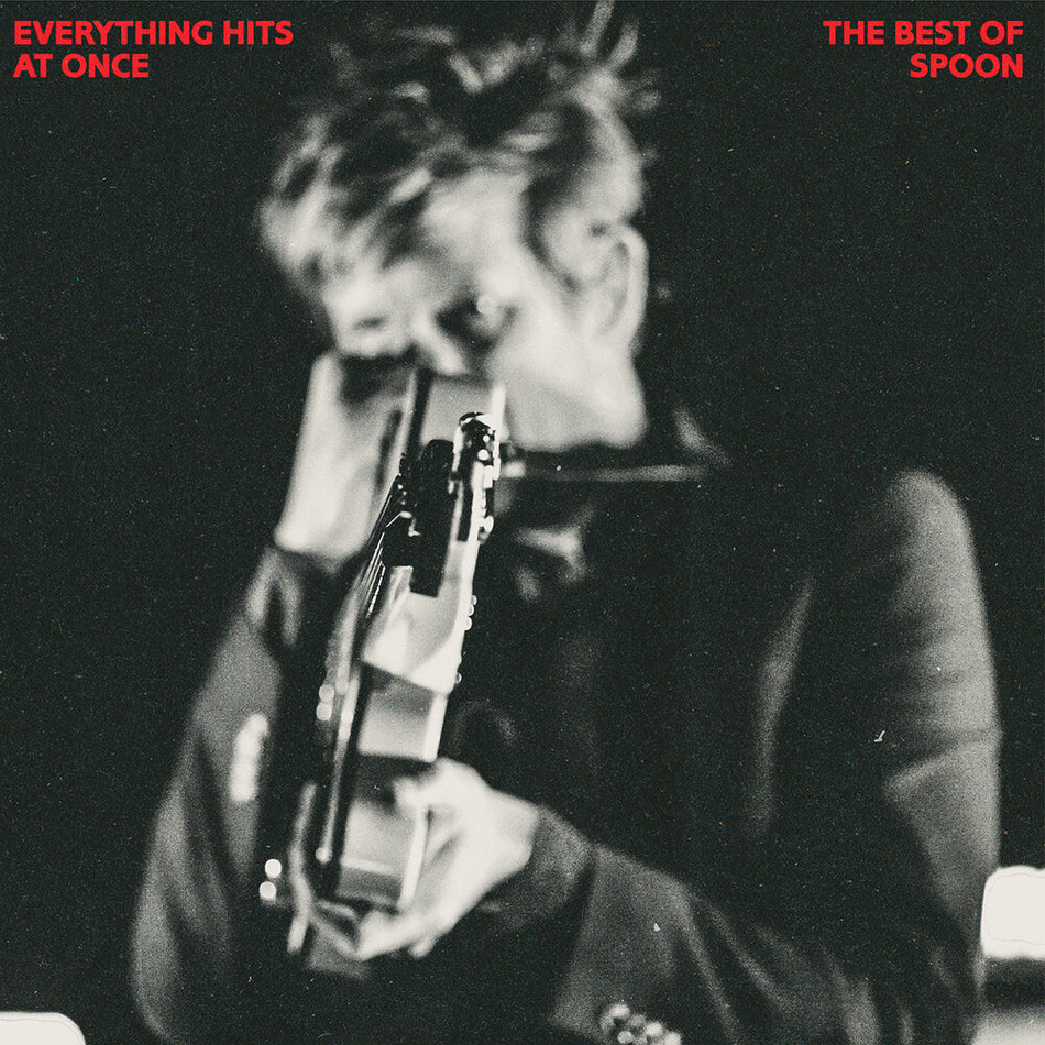 the album cover for Spoon - Everything Hits At Once: The Best Of Spoon