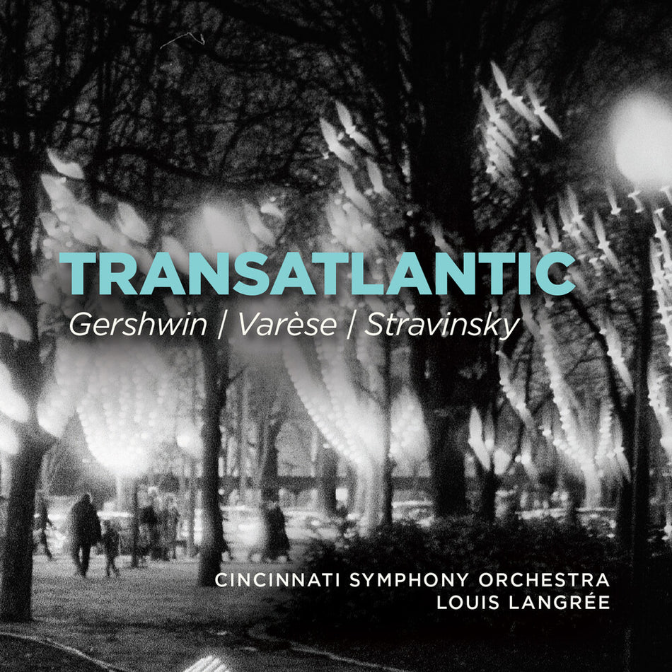 the album cover for Gershwin / Cincinnati Symphony Orchestra / Langree - An American in Paris