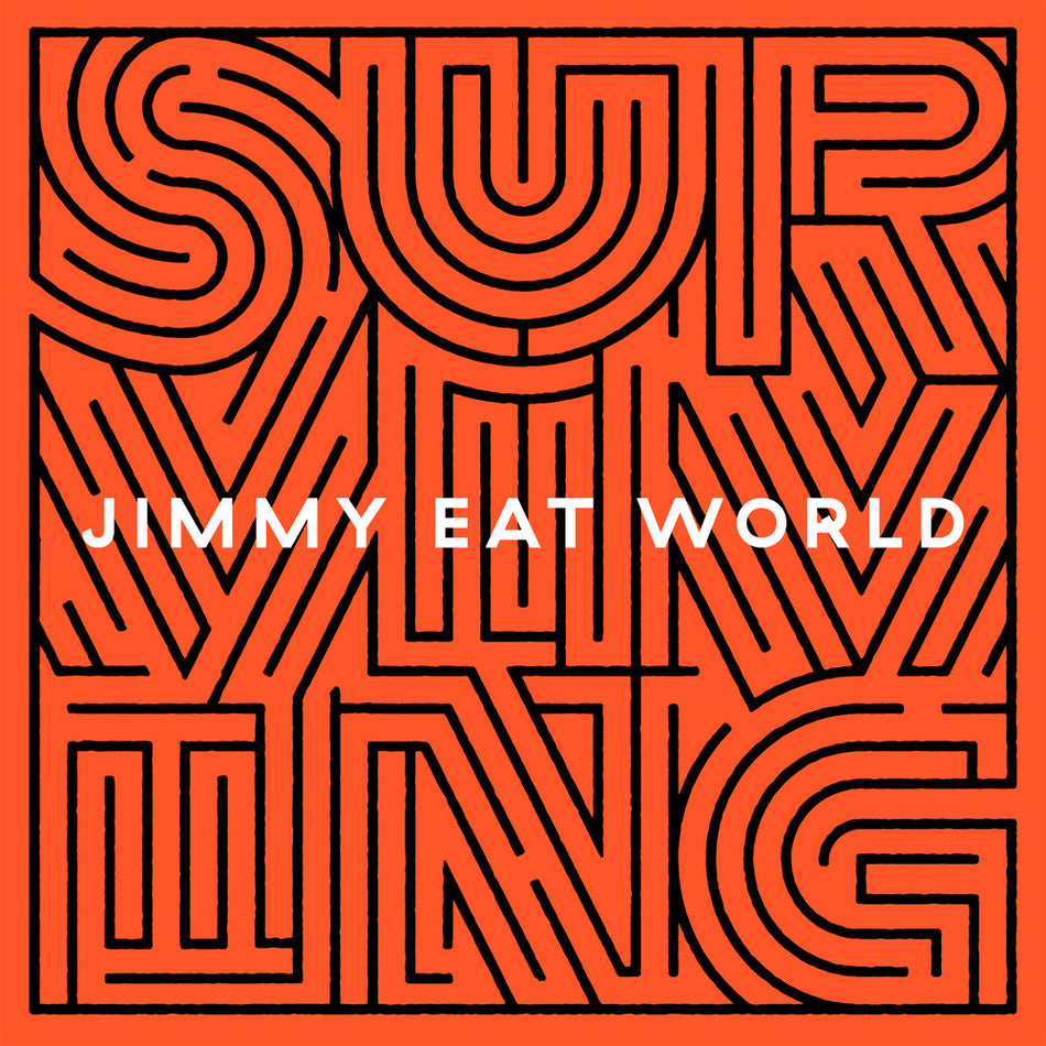 the album cover for Jimmy Eat World - Surviving [LP]