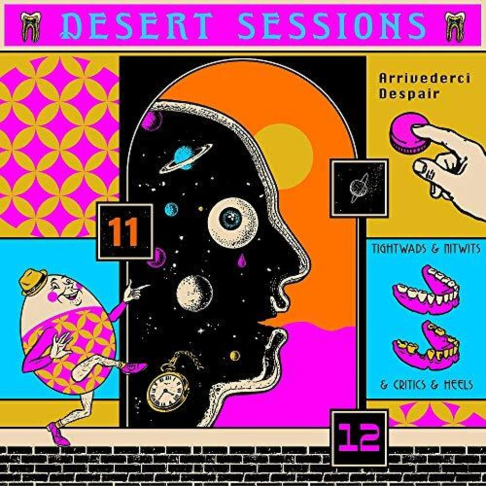the album cover for Desert Sessions - Vols. 11 & 12 [LP]