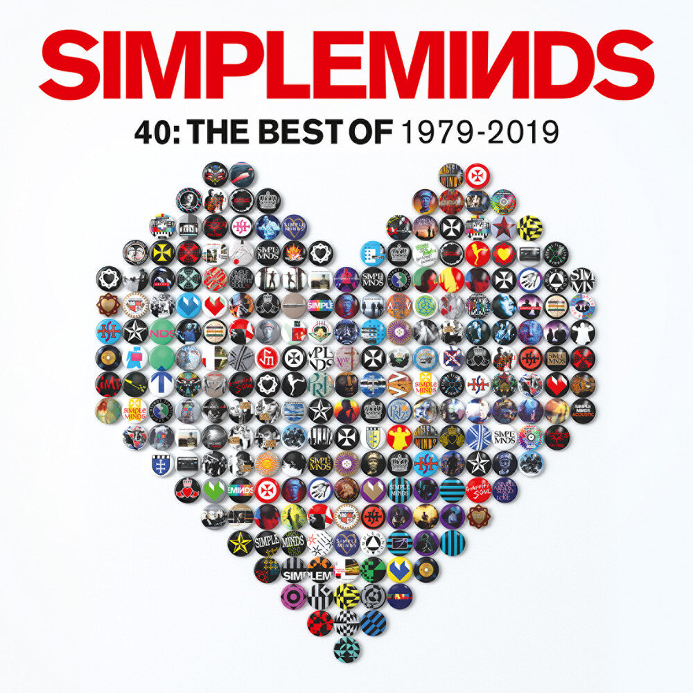 the album cover for Simple Minds - 40: The Best Of 1979-2019