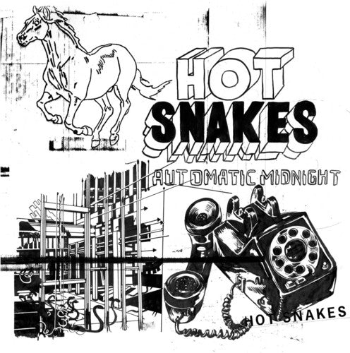 the album cover for Hot Snakes - Automatic Midnight