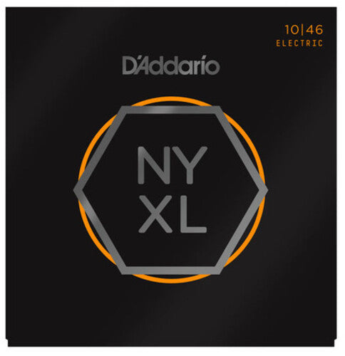 D'ADDARIO NYXL1046 NICKEL WOUND ELECTRIC GUITAR STRINGS - REGULAR LIGHT 10-46