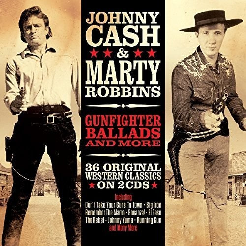 JOHNNY CASH & MARTY ROBBINS - GUNFIGHTER BALLADS & MORE (CD)