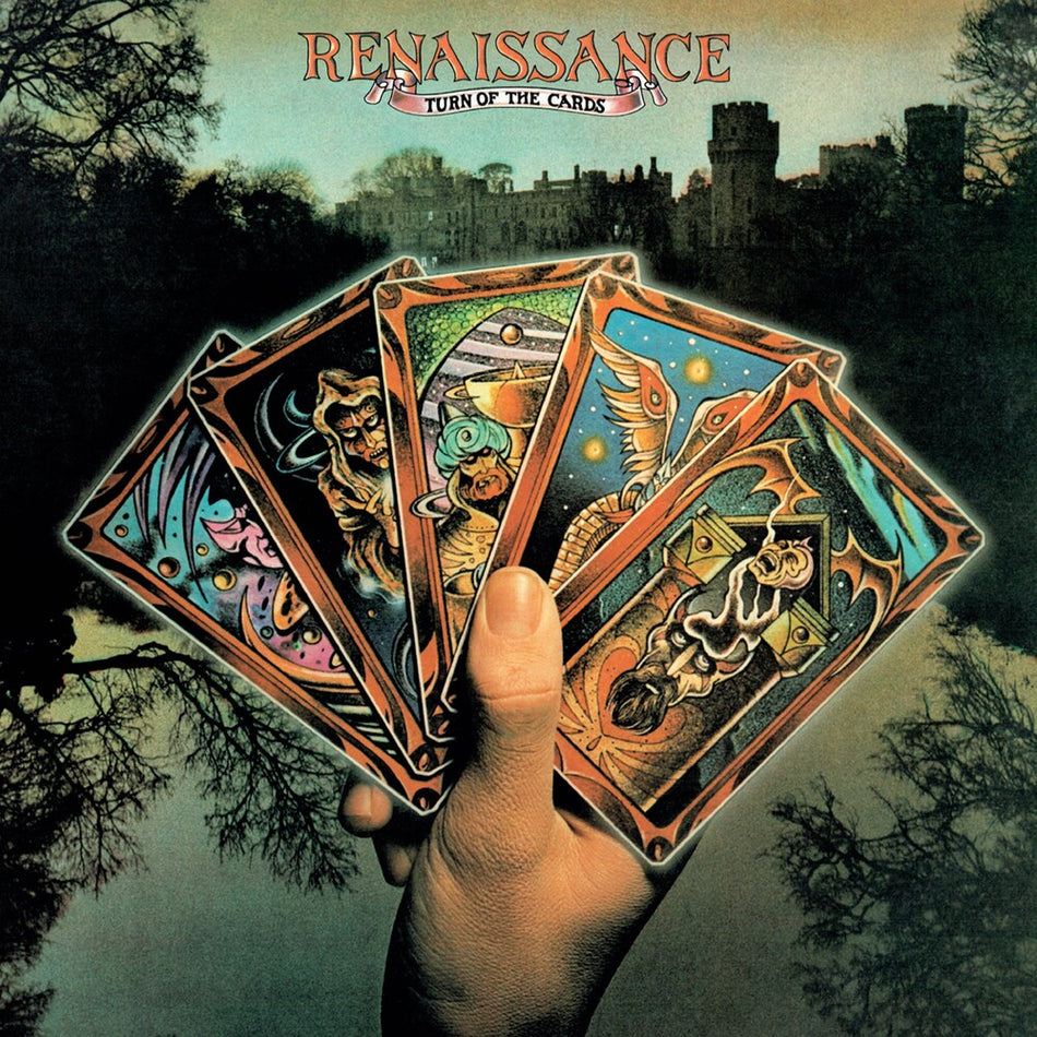 the album cover for Renaissance - Turn Of The Cards
