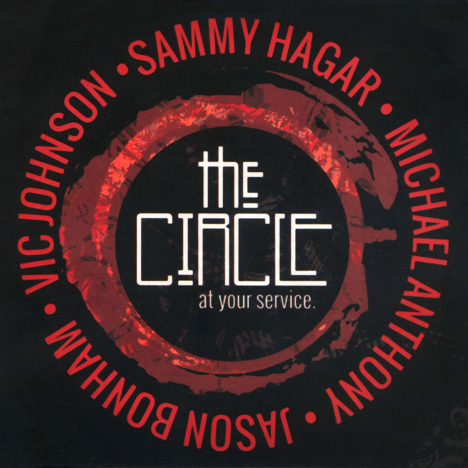 the album cover for Sammy Hagar - At Your Service