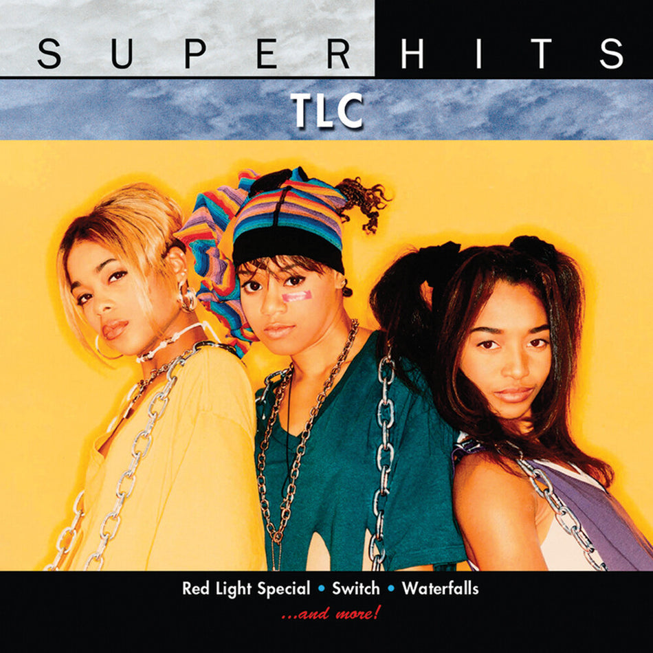 the album cover for TLC - Super Hits: TLC