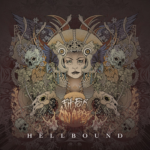 FIT FOR AN AUTOPSY - HELLBOUND (BROWN & TANGERINE W/ ORCHID SPLATTER VINYL)