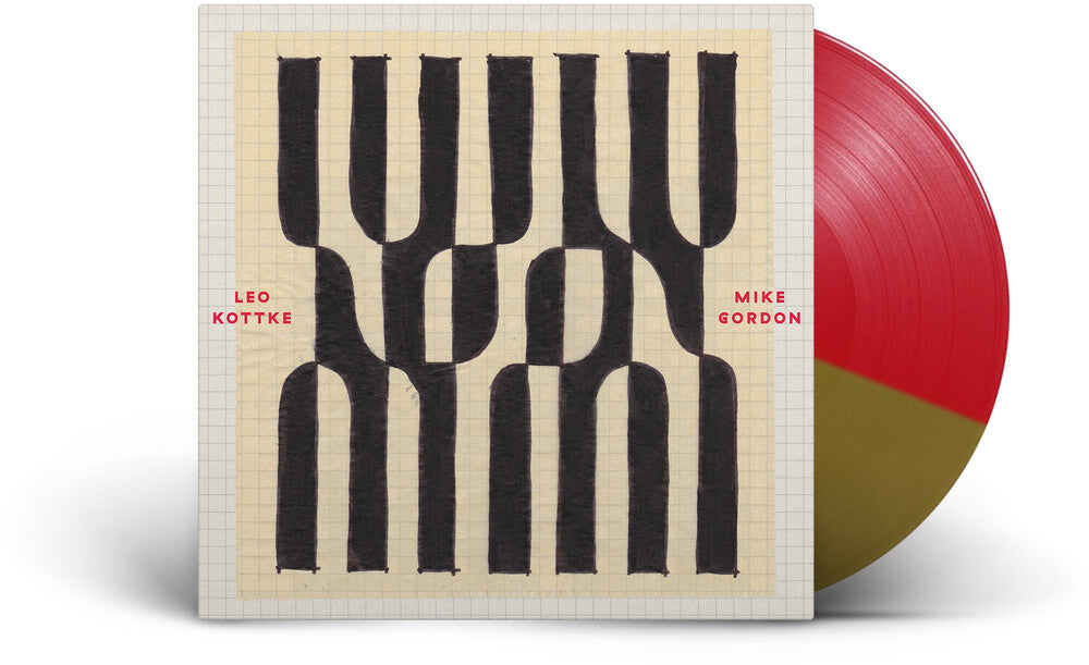 the album cover for Leo Kottke &amp; Mike Gordon - Noon [Gold/Red LP]