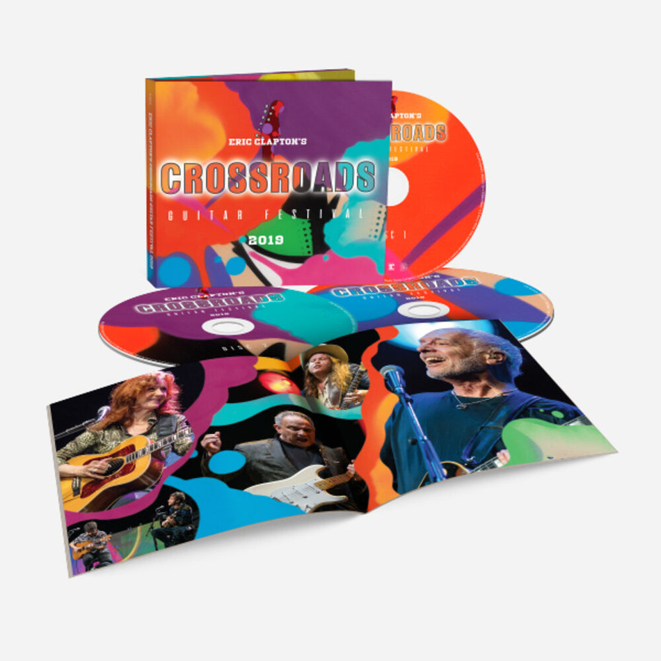 the album cover for Eric Clapton - Eric Clapton's Crossroads Guitar Festival 2019 [3CD]