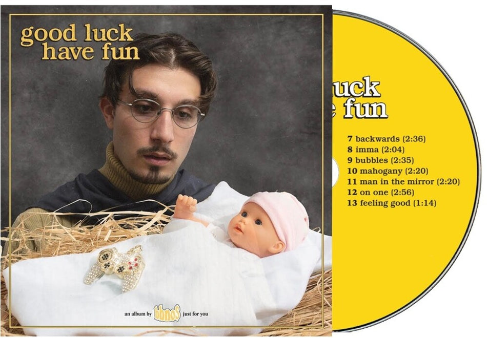 the album cover for Bbno$ - Good Luck, Have Fun