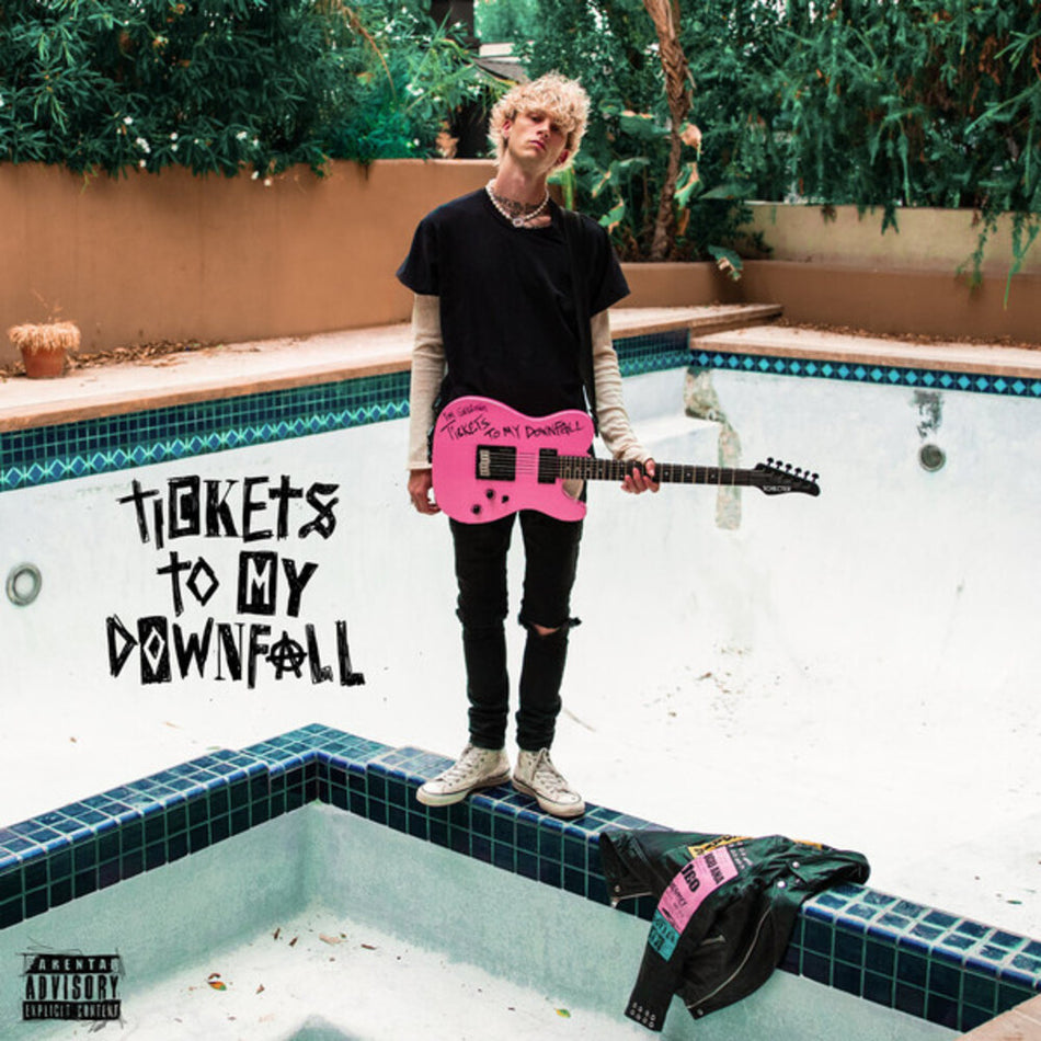 the album cover for mgk - Tickets To My Downfall [LP]
