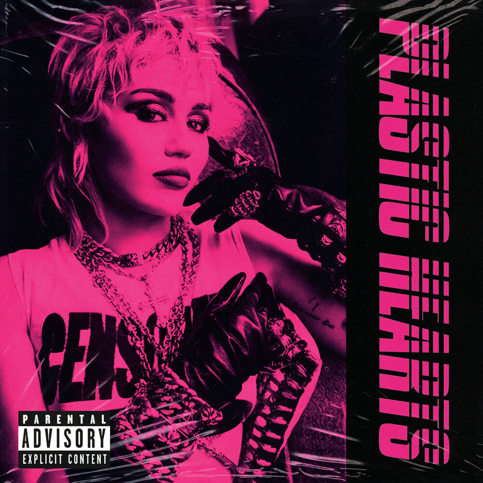 the album cover for Miley Cyrus - Plastic Hearts [2LP]