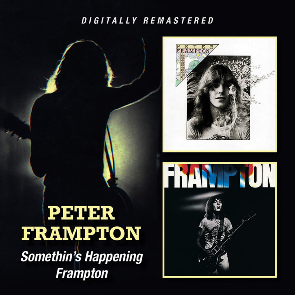 the album cover for Peter Frampton - Somethin's Happening / Frampton [Import]