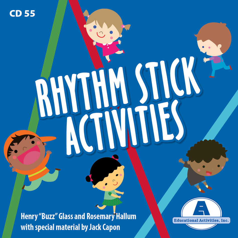 the album cover for Rosemary Hallum  / Glass,Henry Buzz - Rhythm Stick Activities