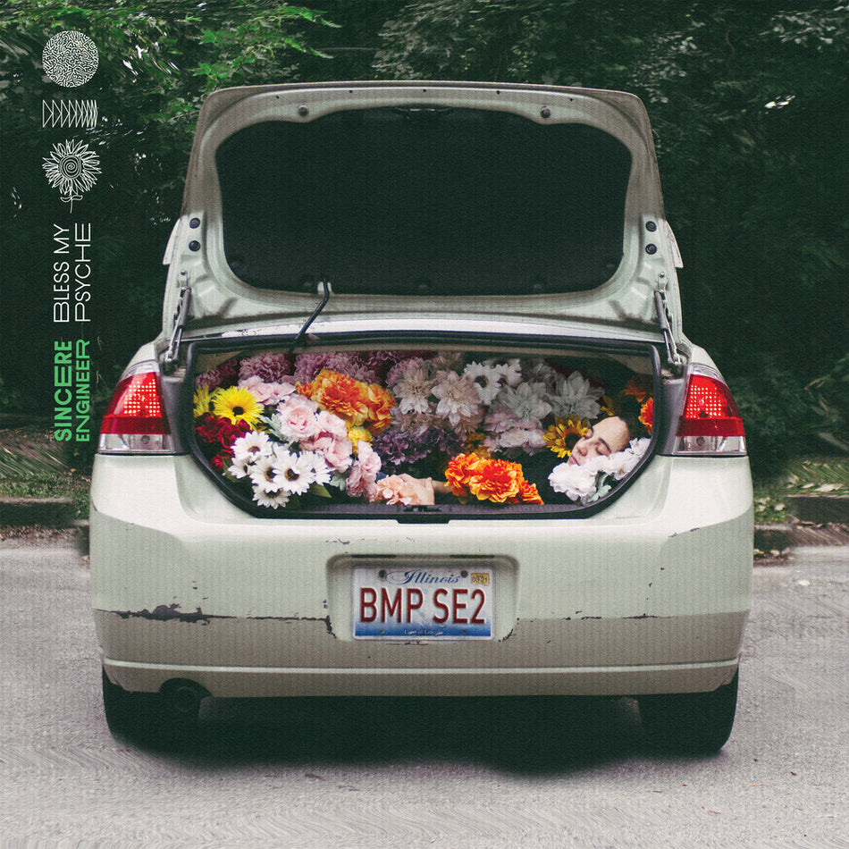 the album cover for Sincere Engineer - Bless My Psyche [Indie Exclusive Limited Edition Purple LP]