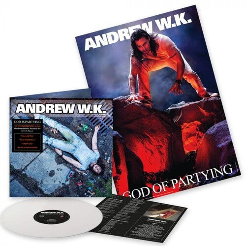 ANDREW WK - GOD IS PARTYING (WHITE VINYL W/ POSTER)