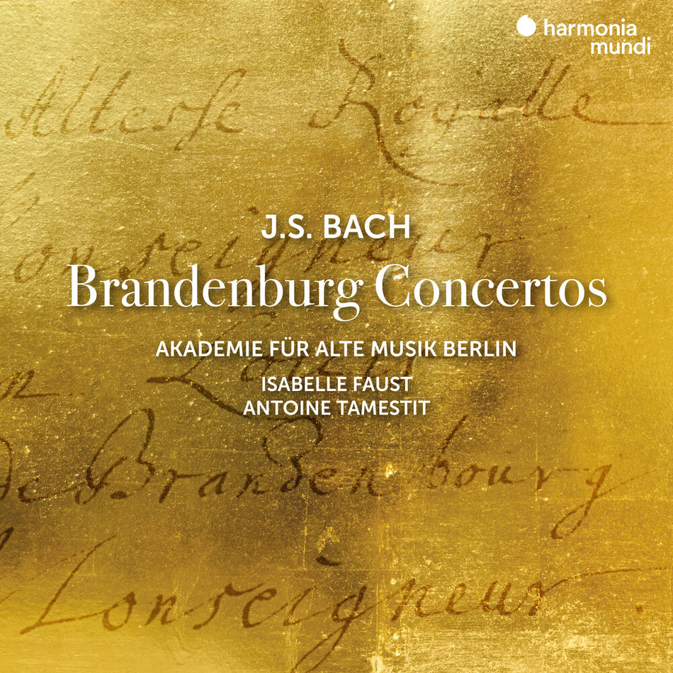 the album cover for Akademie Fur Alte Musik Berlin - Bach: Brandenburg Concertos