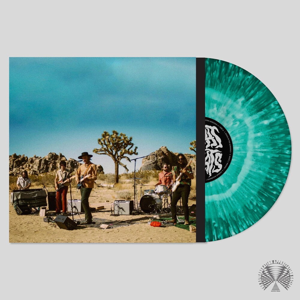 the album cover for Night Beats - LEVITATION Sessions [Indie Exclusive Limited Edition New Day Emerald + Bone Swirl & Splatter LP]