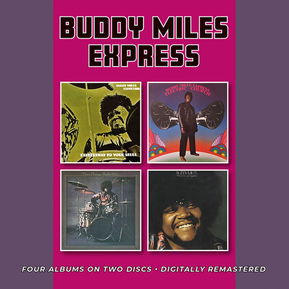 the album cover for Buddy Miles  Express - Expressway To Your Skull / Electric Church / Them