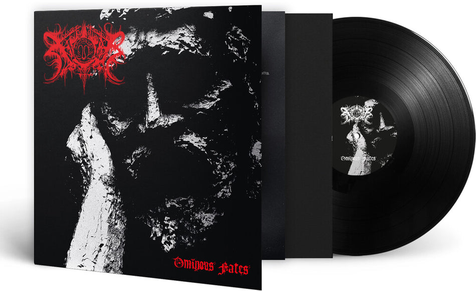 the album cover for Xasthur - Ominous Fates (Gate) [180 Gram]