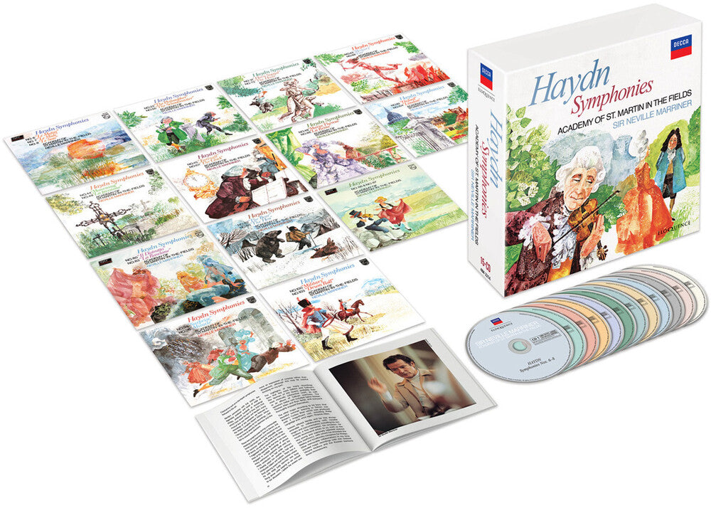 the album cover for Haydn / Neville Marriner - Haydn: Symphonies (Uk)