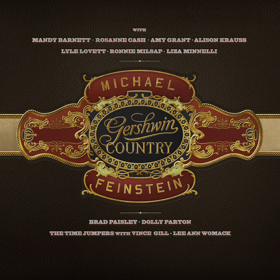 the album cover for Michael Feinstein - Gershwin Country