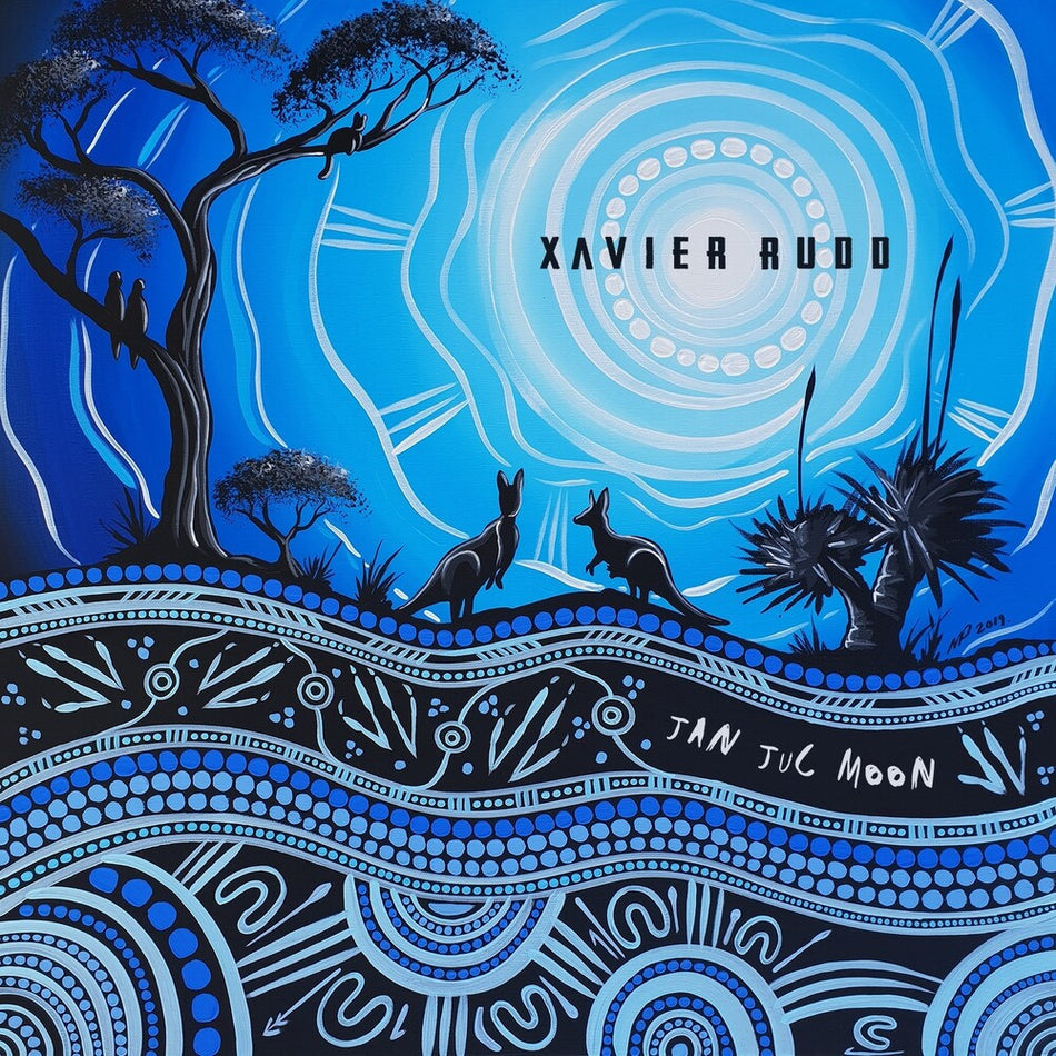 the album cover for Xavier Rudd - Jan Juc Moon