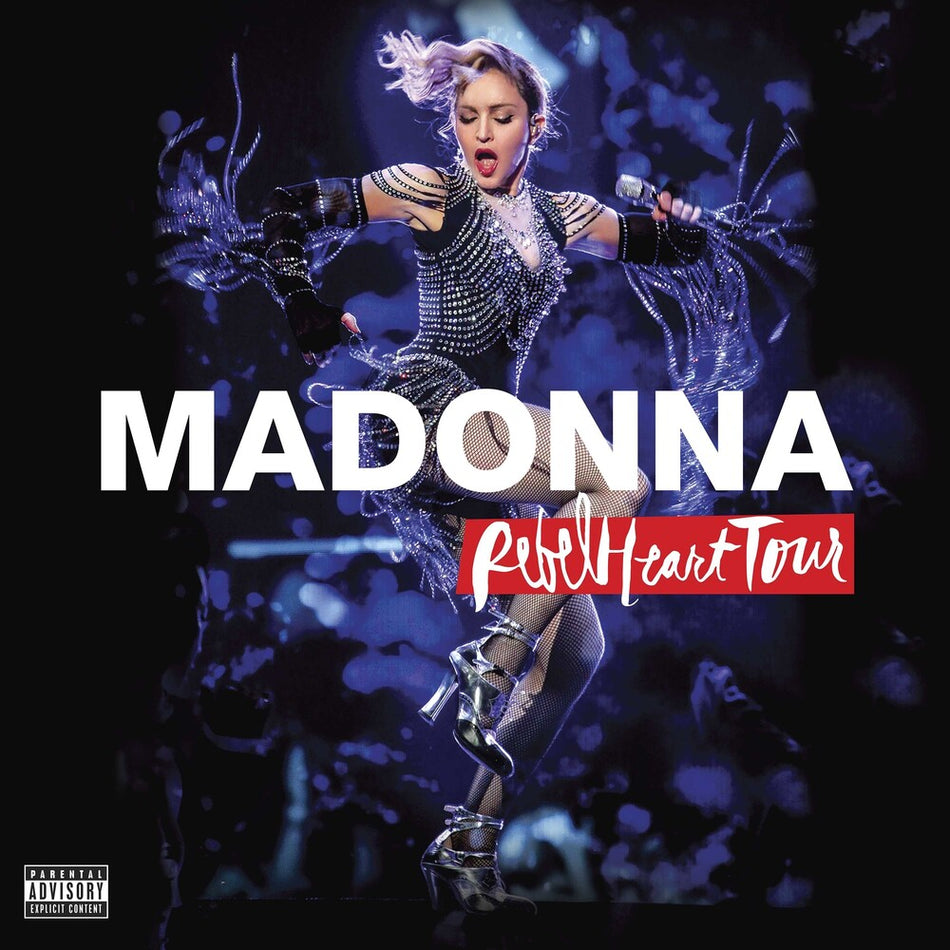 the album cover for Madonna - Rebel Heart Tour LP [Limited Edition Purple Galaxy Swirl 2 LP]