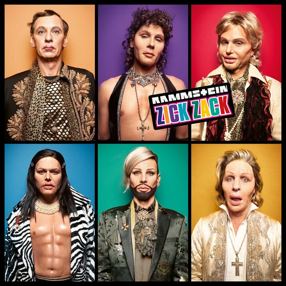 the album cover for Rammstein - Zick Zack [Limited Edition Vinyl Single]