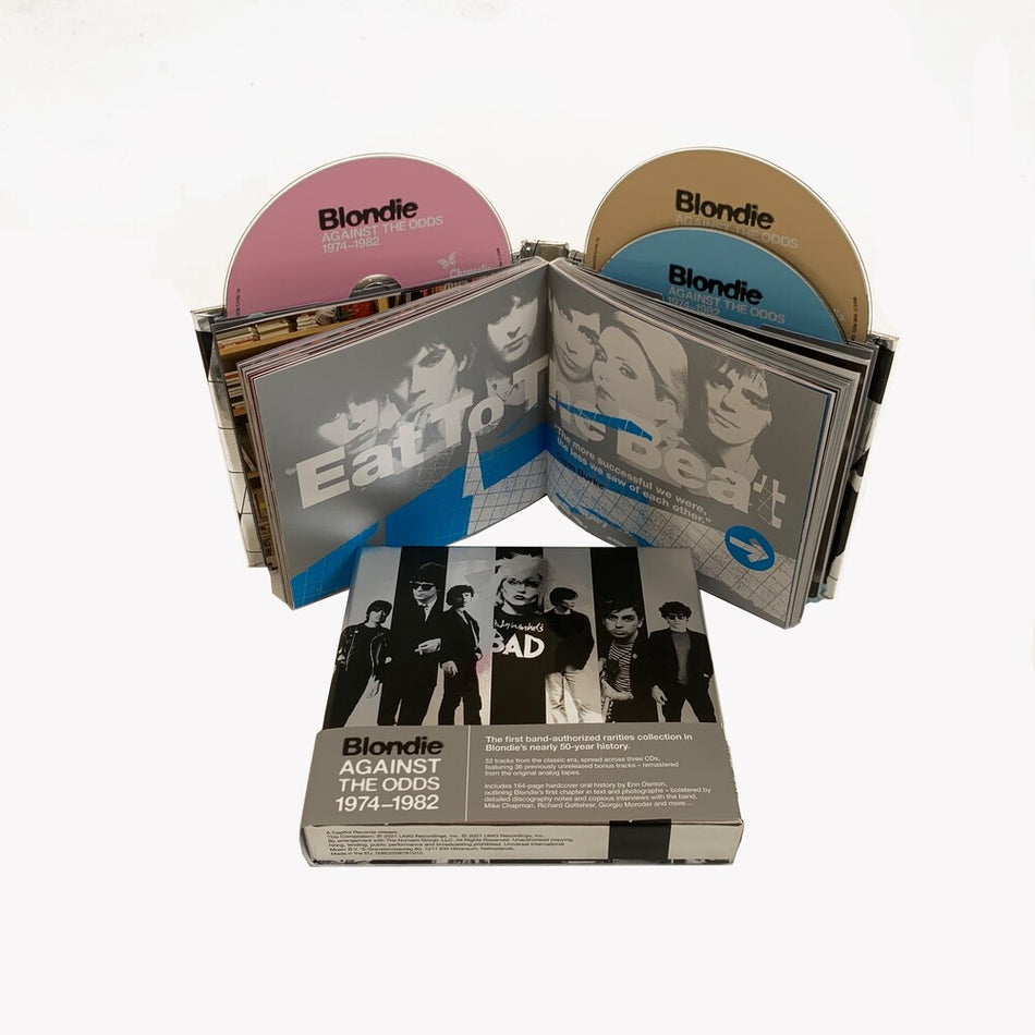 the album cover for Blondie - Against The Odds: 1974-1982 [3 CD]